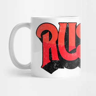 Rush Band Grunge Mug